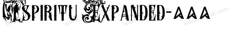 Espiritu Expanded字体转换 Espiritu Expanded字体转换